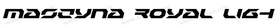 Maszyna Royal Light字体转换